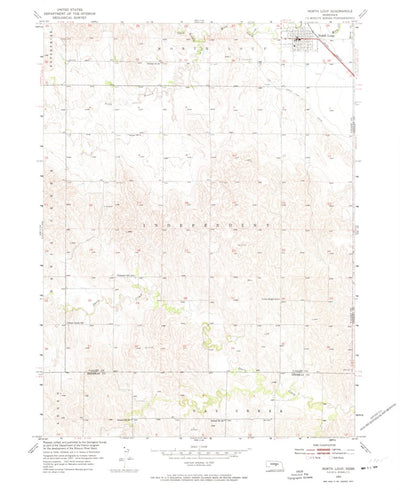 United States Geological Survey North Loup, NE (1953, 24000-Scale) digital map