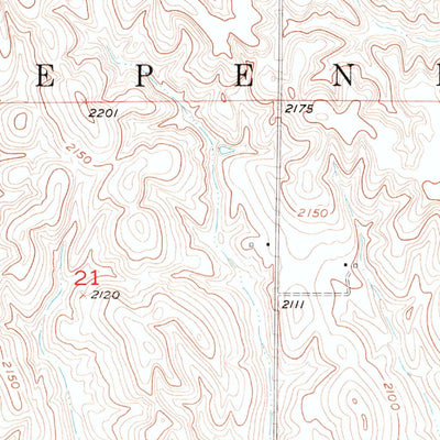 United States Geological Survey North Loup, NE (1953, 24000-Scale) digital map