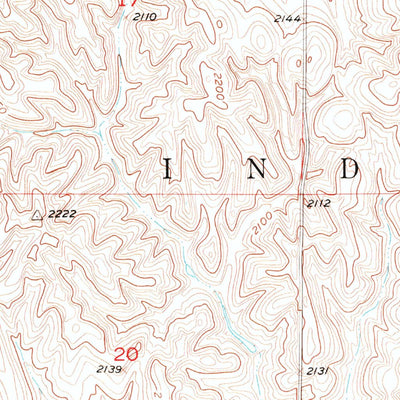 United States Geological Survey North Loup, NE (1953, 24000-Scale) digital map