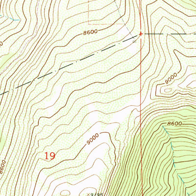 United States Geological Survey North Mamm Peak, CO (1960, 24000-Scale) digital map