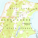 United States Geological Survey North Manitou, MI (1956, 62500-Scale) digital map
