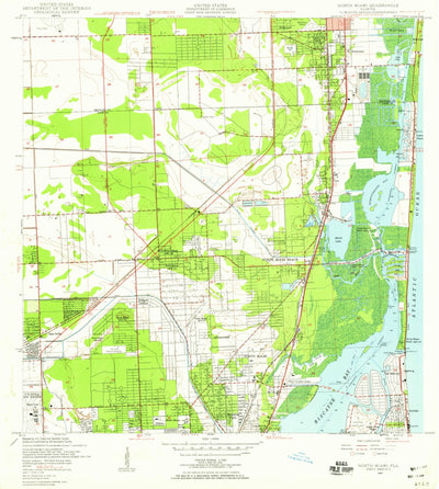 United States Geological Survey North Miami, FL (1947, 24000-Scale) digital map