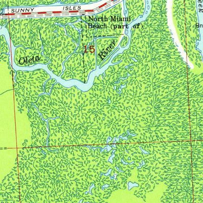 United States Geological Survey North Miami, FL (1947, 24000-Scale) digital map
