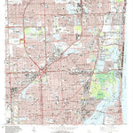 United States Geological Survey North Miami, FL (1988, 24000-Scale) digital map