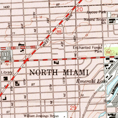 United States Geological Survey North Miami, FL (1988, 24000-Scale) digital map
