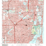 United States Geological Survey North Miami, FL (1994, 24000-Scale) digital map