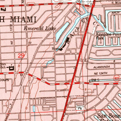 United States Geological Survey North Miami, FL (1994, 24000-Scale) digital map
