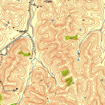 United States Geological Survey North Middletown, KY (1952, 24000-Scale) digital map
