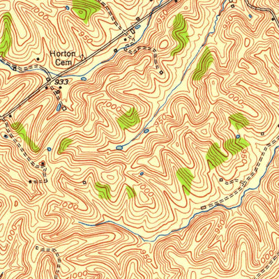 United States Geological Survey North Middletown, KY (1952, 24000-Scale) digital map