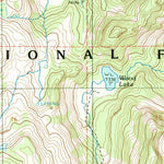 United States Geological Survey North Minam Meadows, OR (1990, 24000-Scale) digital map