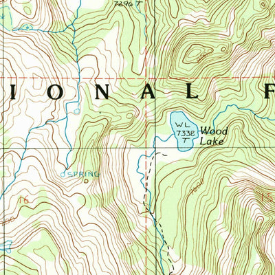 United States Geological Survey North Minam Meadows, OR (1990, 24000-Scale) digital map