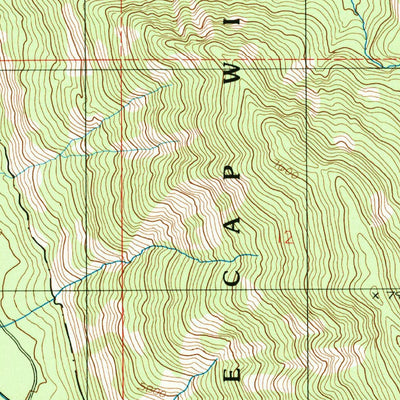 United States Geological Survey North Minam Meadows, OR (1990, 24000-Scale) digital map