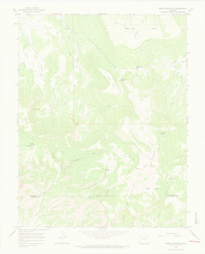 United States Geological Survey North Mountain, CO (1964, 24000-Scale) digital map