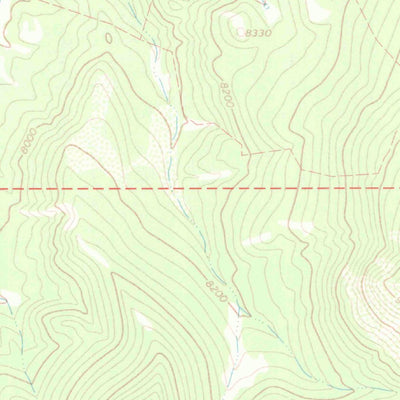 United States Geological Survey North Mountain, CO (1964, 24000-Scale) digital map