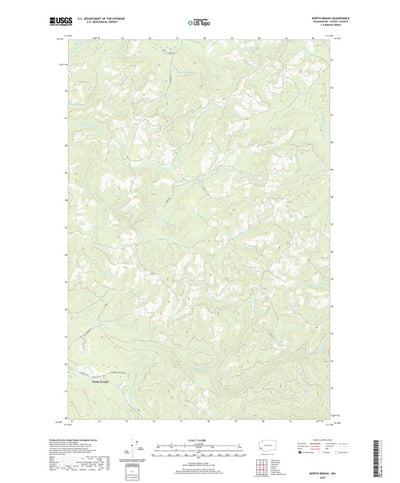 United States Geological Survey North Nemah, WA (2020, 24000-Scale) digital map