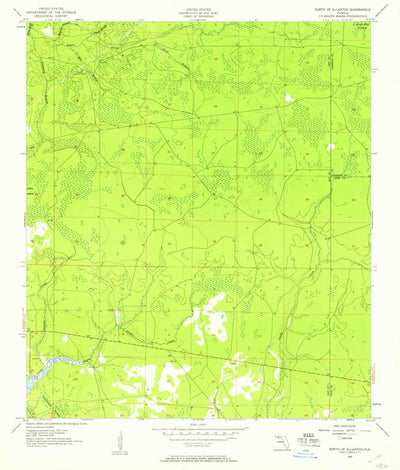 United States Geological Survey North Of Allanton, FL (1956, 24000-Scale) digital map