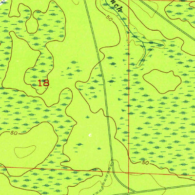United States Geological Survey North Of Allanton, FL (1956, 24000-Scale) digital map