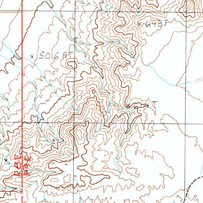 United States Geological Survey North Of Baker, CA (1983, 24000-Scale) digital map