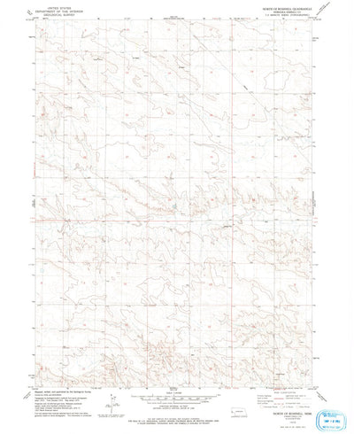 United States Geological Survey North Of Bushnell, NE (1979, 24000-Scale) digital map
