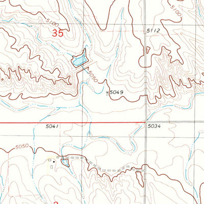 United States Geological Survey North Of Bushnell, NE (1979, 24000-Scale) digital map