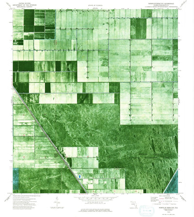 United States Geological Survey North Of Deem City, FL (1974, 24000-Scale) digital map