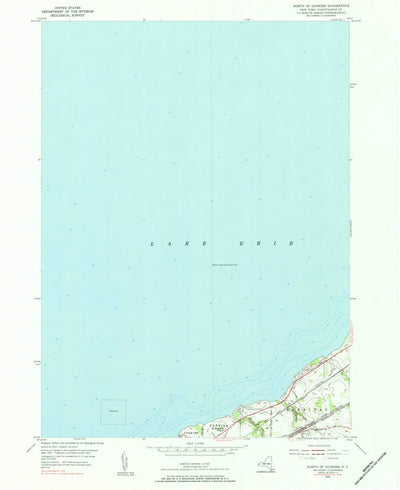 United States Geological Survey North Of Dunkirk, NY (1955, 24000-Scale) digital map