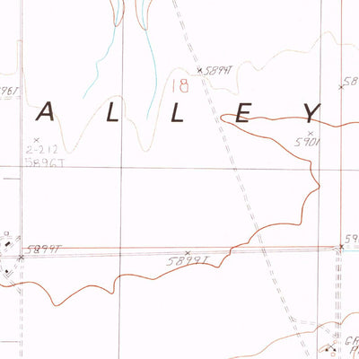 United States Geological Survey North Of Eureka, NV (1990, 24000-Scale) digital map