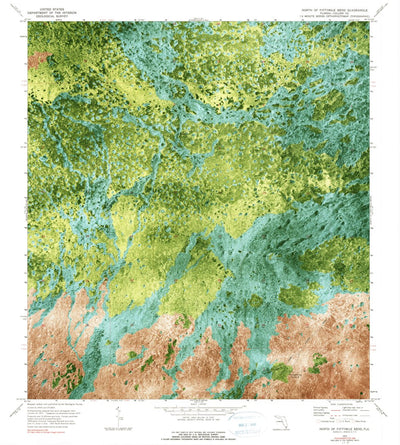 United States Geological Survey North Of Fiftymile Bend, FL (1973, 24000-Scale) digital map