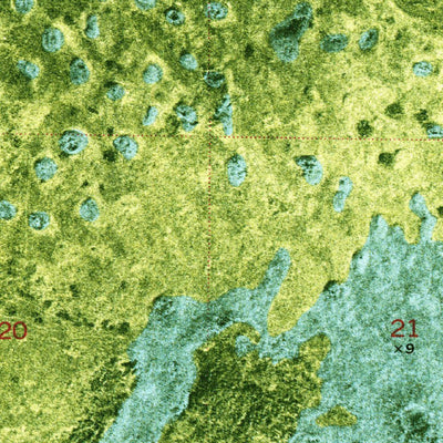United States Geological Survey North Of Fiftymile Bend, FL (1973, 24000-Scale) digital map