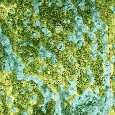 United States Geological Survey North Of Fiftymile Bend, FL (1973, 24000-Scale) digital map