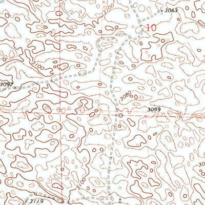 United States Geological Survey North Of Hershey, NE (1972, 24000-Scale) digital map