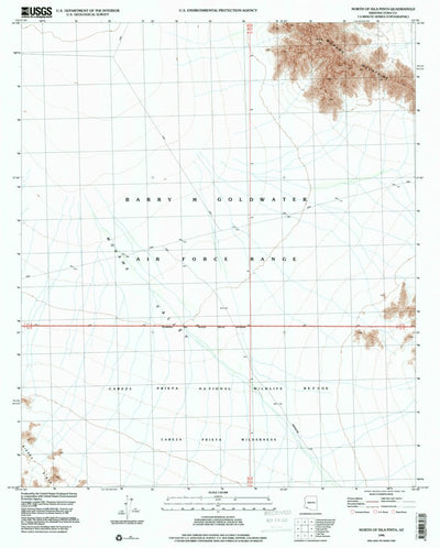 United States Geological Survey North Of Isla Pinta, AZ (1996, 24000-Scale) digital map