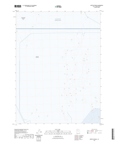 United States Geological Survey North of Knolls, UT (2023, 24000-Scale) digital map