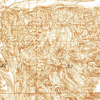 United States Geological Survey North Of Oildale, CA (1932, 31680-Scale) digital map