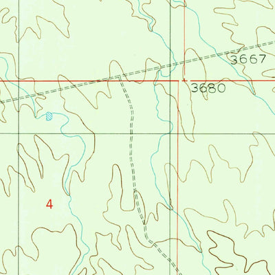 United States Geological Survey North Of Oracle, AZ (1988, 24000-Scale) digital map