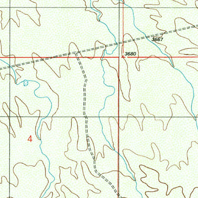 United States Geological Survey North Of Oracle, AZ (1996, 24000-Scale) digital map