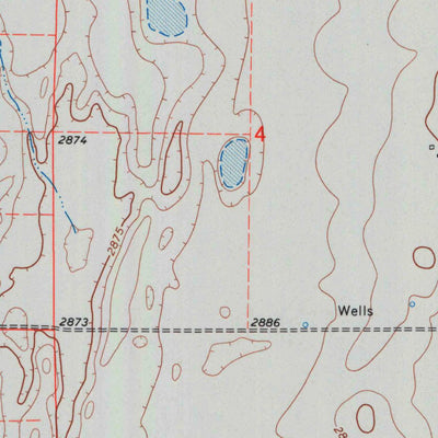 United States Geological Survey North Of Pierceville, KS (1974, 24000-Scale) digital map