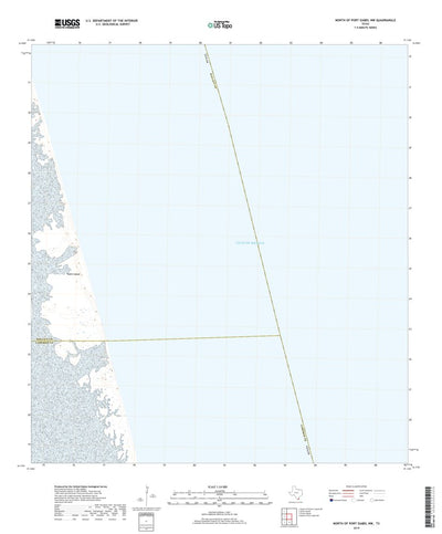 United States Geological Survey North of Port Isabel NW, TX (2019, 24000-Scale) digital map