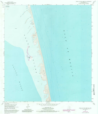 United States Geological Survey North Of Port Isabel SW, TX (1955, 24000-Scale) digital map