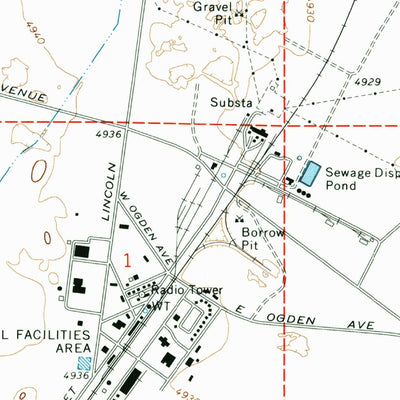 United States Geological Survey North Of Scoville, ID (1973, 24000-Scale) digital map