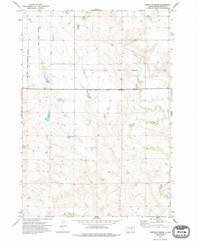 United States Geological Survey North Of Shelby, SD (1973, 24000-Scale) digital map