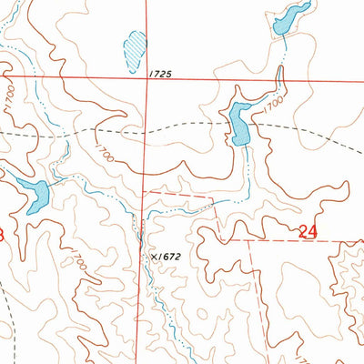 United States Geological Survey North Of Shelby, SD (1973, 24000-Scale) digital map
