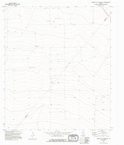 United States Geological Survey North Of Tucker Hill, TX (1970, 24000-Scale) digital map