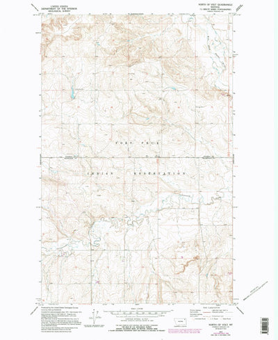 United States Geological Survey North Of Volt, MT (1973, 24000-Scale) digital map