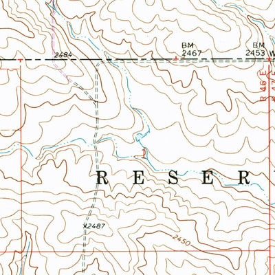 United States Geological Survey North Of Volt, MT (1973, 24000-Scale) digital map