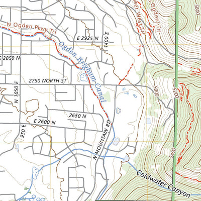 United States Geological Survey North Ogden, UT (2023, 24000-Scale) digital map