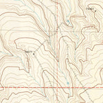 United States Geological Survey North Packsaddle Canyon, WY (1986, 24000-Scale) digital map