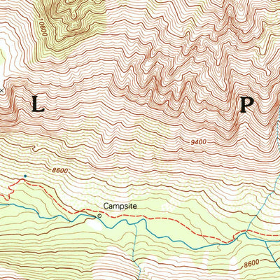 United States Geological Survey North Palisade, CA (1994, 24000-Scale) digital map