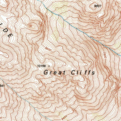 United States Geological Survey North Palisade, CA (1994, 24000-Scale) digital map