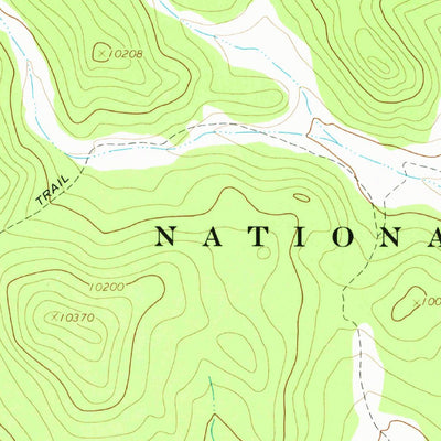 United States Geological Survey North Pass, CO (1967, 24000-Scale) digital map